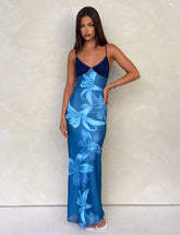 ALAINA DRESS - BLUE ORCHID