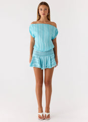 Lowey Mini Dress - Pale Blue
