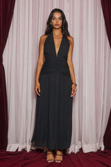 Calm Waters Halter Maxi Dress