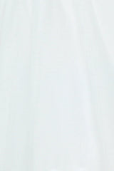 Giving All Of Me Strapless Tulle Mini Dress White